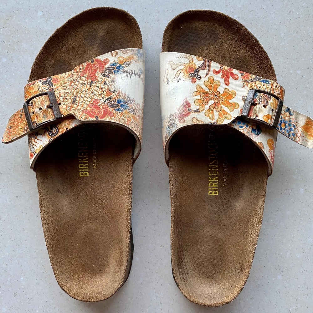 Birkenstock Papillio Vintage Printed Sandal Sz 10
